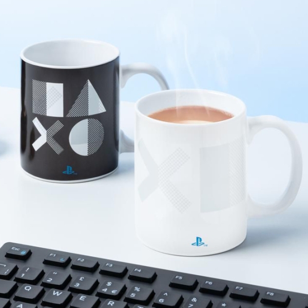 Cană Paladone PlayStation Heat Change Mug PS5 White 300 ml photo 2