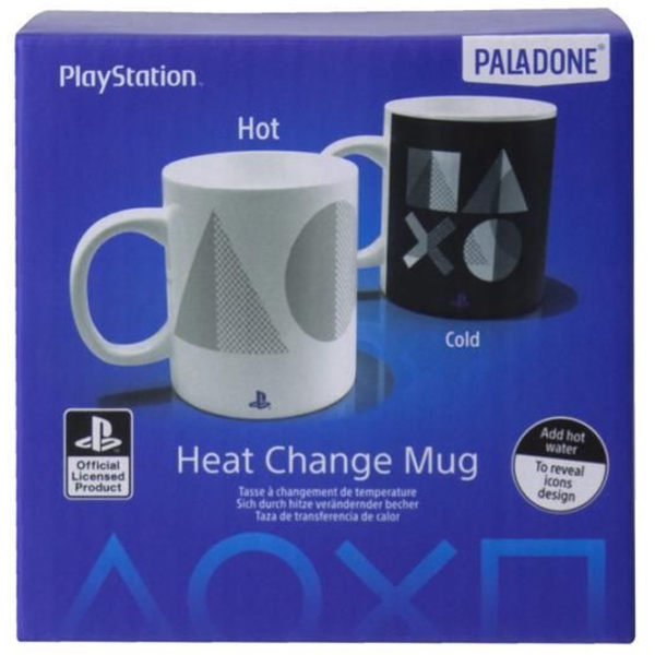 Cană Paladone PlayStation Heat Change Mug PS5 White 300 ml photo 4