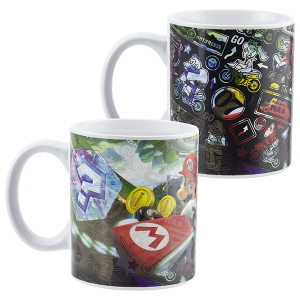 Cană Paladone Super Mario Kart Heat Change Mug White 300 ml photo 2