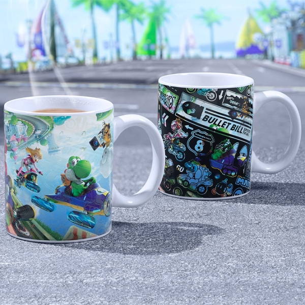 Cană Paladone Super Mario Kart Heat Change Mug White 300 ml photo 4