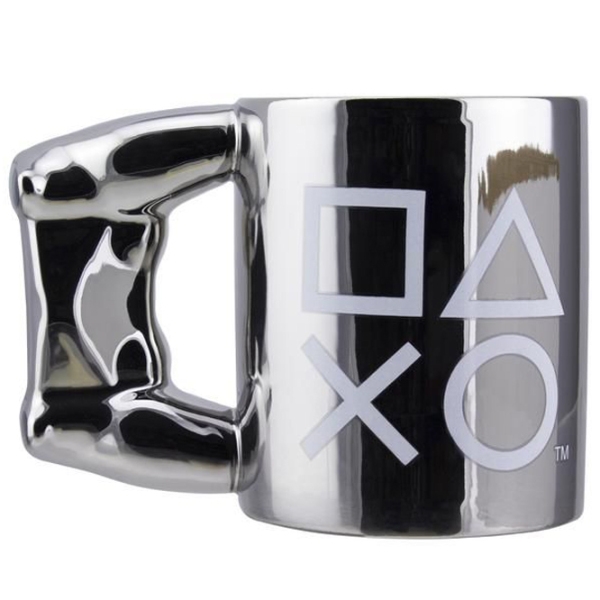Кружка Paladone PlayStation DS4 Silver Controller Mug Серебристый 450 мл photo 2