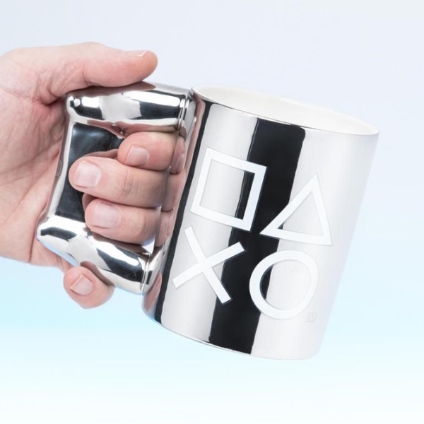 Кружка Paladone PlayStation DS4 Silver Controller Mug Серебристый 450 мл photo 3