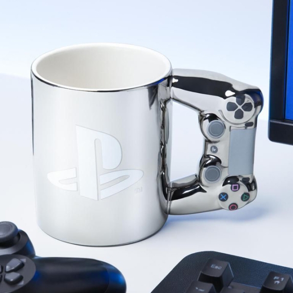 Кружка Paladone PlayStation DS4 Silver Controller Mug Серебристый 450 мл photo 4