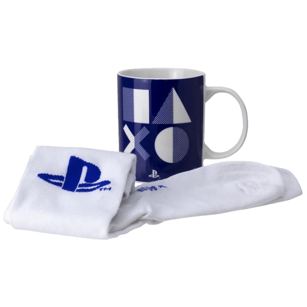Cană Paladone PlayStation Mug and Socks Gift Set Blue 300 ml photo 1