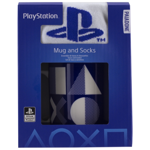 Cană Paladone PlayStation Mug and Socks Gift Set Blue 300 ml photo 6