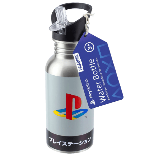 Бутылка для воды фан Paladone Heritage Metal Water with Straw Серебристый 500 мл photo 3
