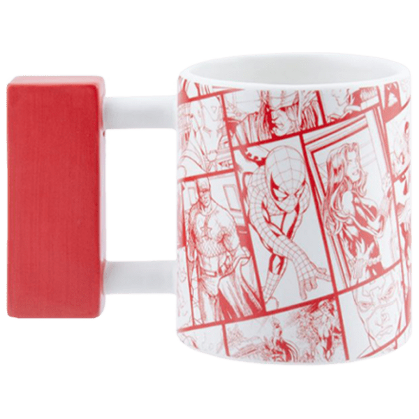 Cană Paladone Marvel Logo Shaped Mug White 300 ml photo 2