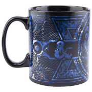 Cană Paladone Dungeons and Dragons Heat Change Mug XL Blue 550 ml