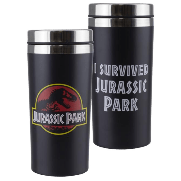 Cană termo Paladone Jurassic Park Travel Mug Black 450 ml photo 1