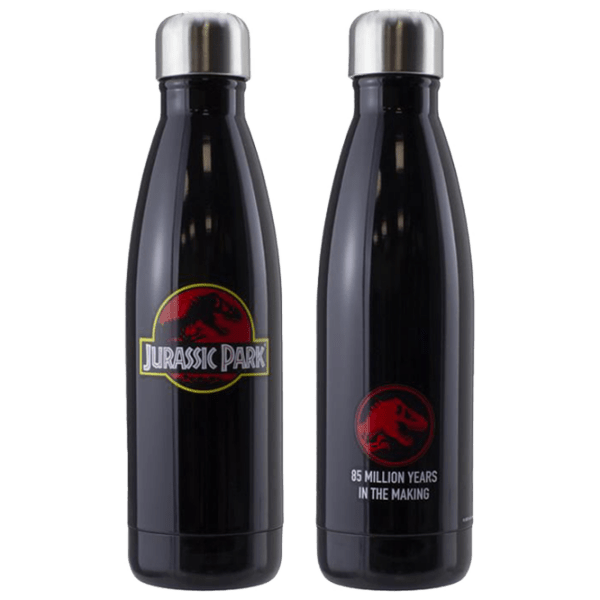 Sticlă pentru apă Fan Paladone Jurassic Park Metal Water Bottle Black 500 ml photo 1