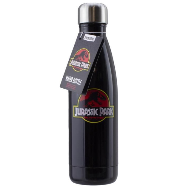 Sticlă pentru apă Fan Paladone Jurassic Park Metal Water Bottle Black 500 ml photo 2
