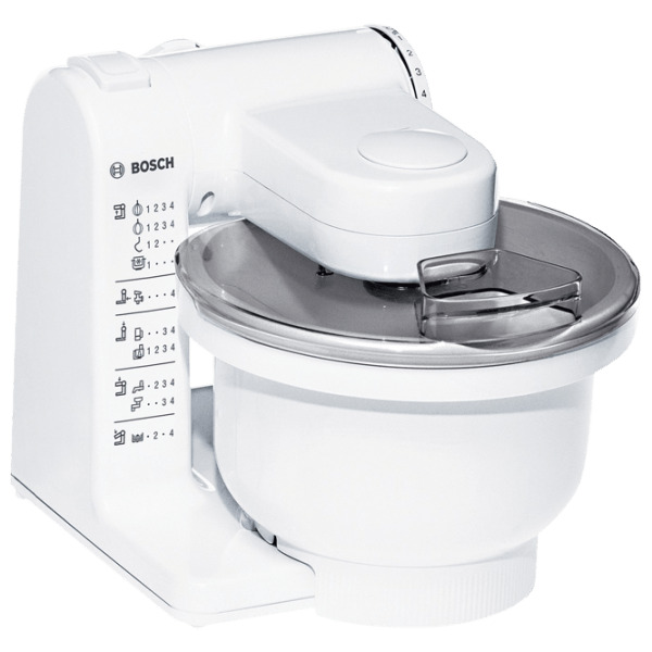 Кухонная машина Bosch MUM4405 Белый 500 Вт, Механическое, Количество скоростей: 4 photo 1