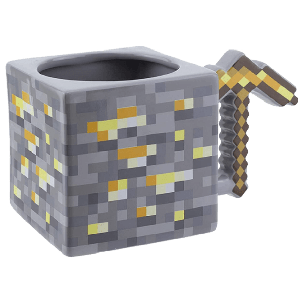 Cană Paladone Minecraft Gold Pickaxe Mug Multicolor 450 ml photo 1