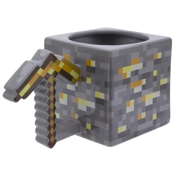 Cană Paladone Minecraft Gold Pickaxe Mug Multicolor 450 ml photo 2