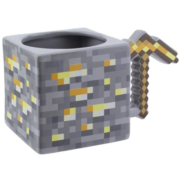 Cană Paladone Minecraft Gold Pickaxe Mug Multicolor 450 ml photo 4