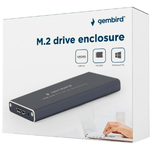Внешний корпус для SSD Gembird EE2280-U3C-01 Черный USB 3.0 photo 5