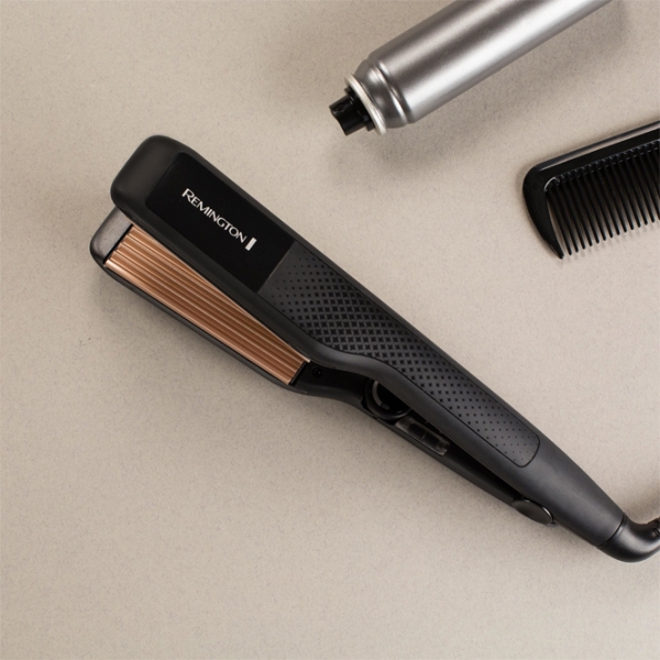 Placă pentru creponat Remington S3580 Black De creponat / Turmalină / 220 °C photo 5