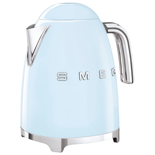 Электрочайник Smeg KLF03PBEU Синий 2400 Вт, 1.7 л, Внутреннее покрытие: Нержавеющая сталь photo 1