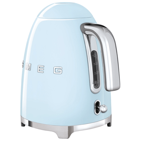 Электрочайник Smeg KLF03PBEU Синий 2400 Вт, 1.7 л, Внутреннее покрытие: Нержавеющая сталь photo 3