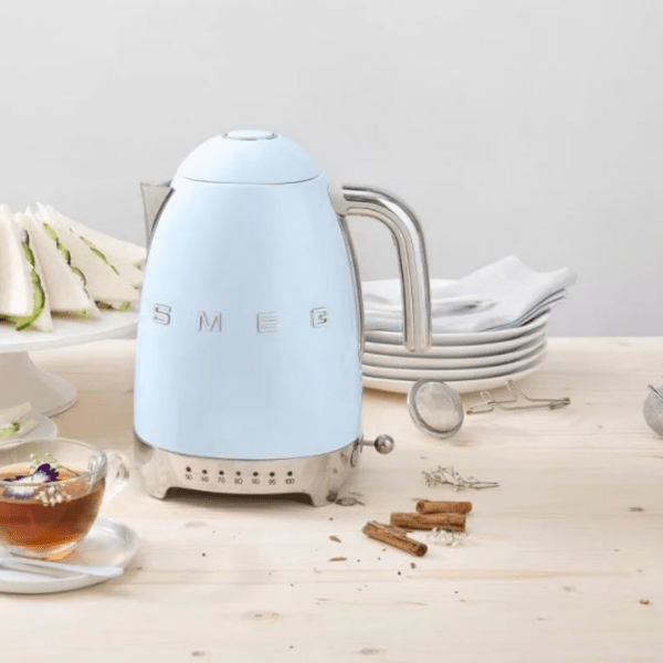 Электрочайник Smeg KLF03PBEU Синий 2400 Вт, 1.7 л, Внутреннее покрытие: Нержавеющая сталь photo 4