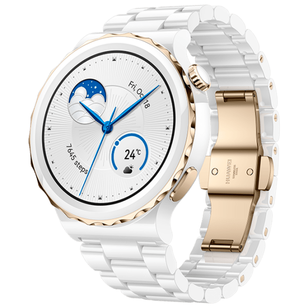 Умные часы Huawei Watch GT 3 Pro Белый 1.32" | 43 мм | Керамика/ Кожа
| photo 1