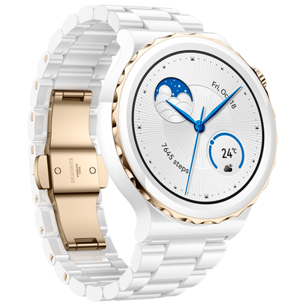 Умные часы Huawei Watch GT 3 Pro Белый 1.32" | 43 мм | Керамика/ Кожа
| photo 3