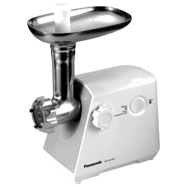 Мясорубка Panasonic MK-MG1300WTQ Белый 200 Вт/ 1300 Вт, 1.2 кг/ мин photo 1