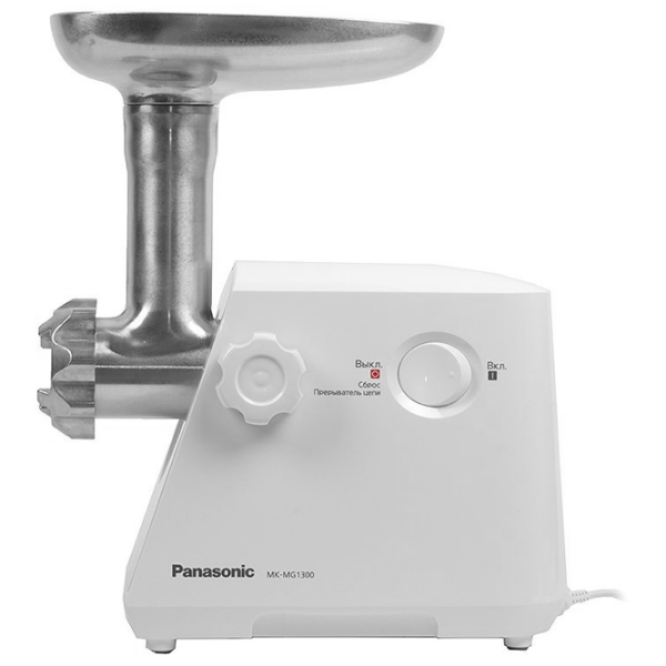 Мясорубка Panasonic MK-MG1300WTQ Белый 200 Вт/ 1300 Вт, 1.2 кг/ мин photo 3