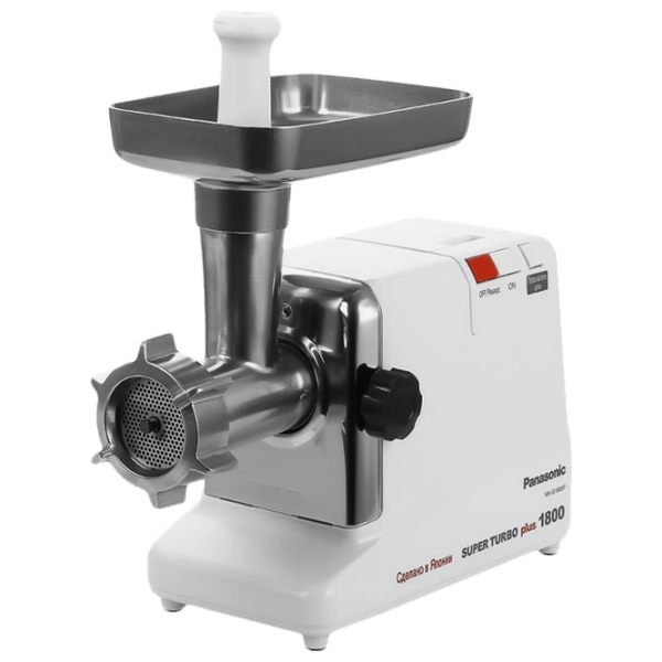 Mașină de tocat carne Panasonic MK-G1800PWTQ White 330 W/ 1800 W, 1.6 kg/ min photo 1