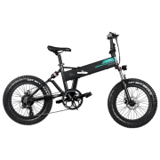 Bicicletă electrică FIIDO M1 Black 20" | 250 W | p&acirc;nă la 100 km