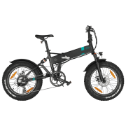 Bicicletă electrică FIIDO M21 Black 20" | 250 W | p&acirc;nă la 100 km