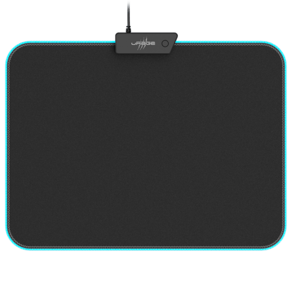 Covoraș pentru mouse Hama Lethality 200 Illuminated Blue Black 350 x 260 x 3 mm  photo 1