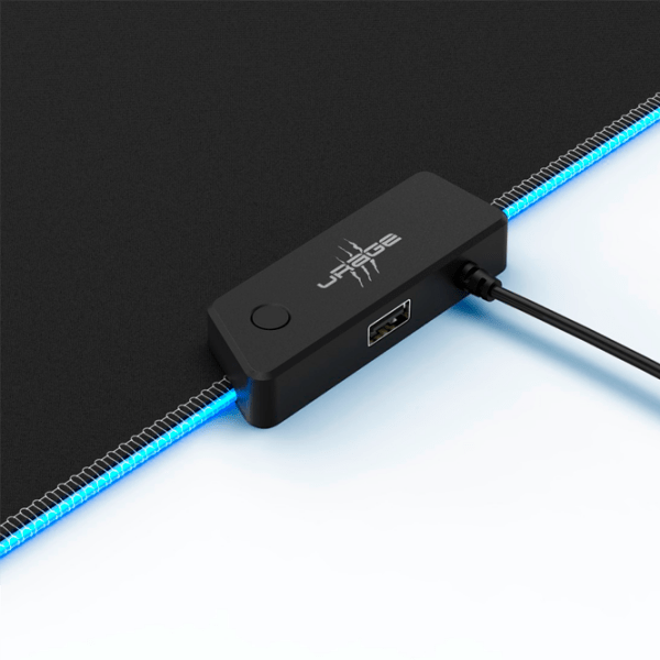 Covoraș pentru mouse Hama Lethality 200 Illuminated Blue Black 350 x 260 x 3 mm  photo 4