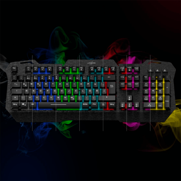 Клавиатура Hama Exodus 450 Metal Черный Игровой, Проводная photo 4