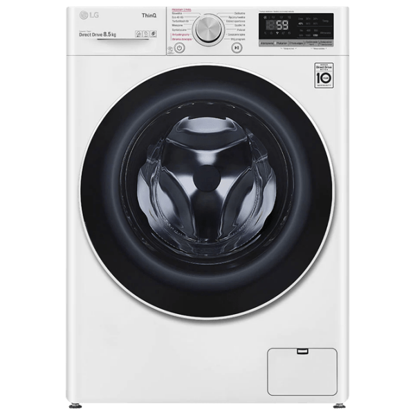 Mașină de spălat LG F2WV5S8S0E White 8.5 kg, 1200 rpm, C photo 1