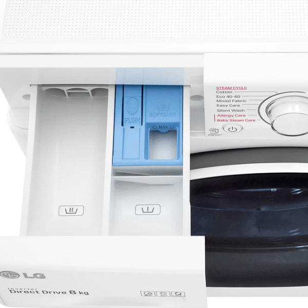 Стиральная машина LG F4WV328S0U Белый 8 кг, 1400 об/ мин, B photo 9