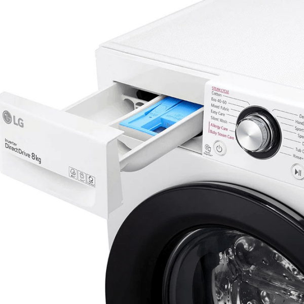 Mașină de spălat LG F4WV308S6U White 8 kg, 1400 rpm, A+++ photo 5