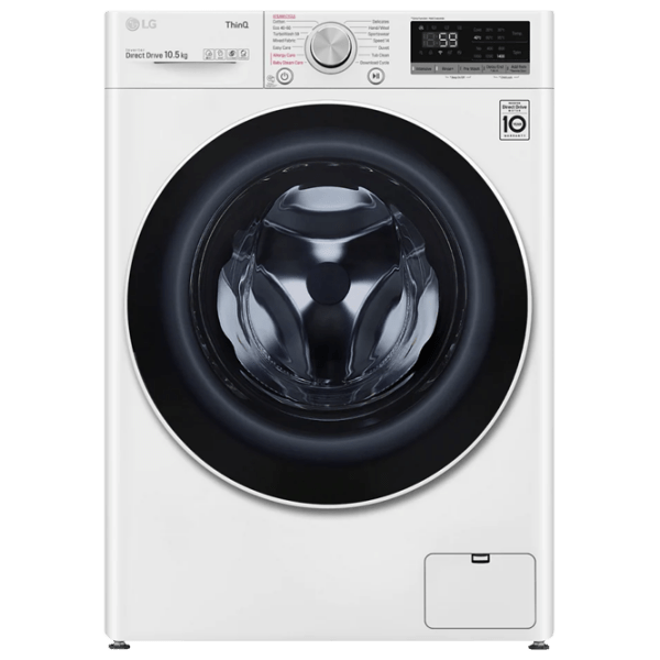 Стиральная машина LG F4WV510S0E Белый 10.5 кг, 1400 об/ мин, B photo 1