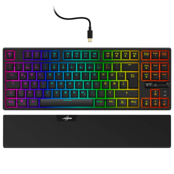 Tastatură Hama Exodus 860 Black Gaming, Cu fir photo 1