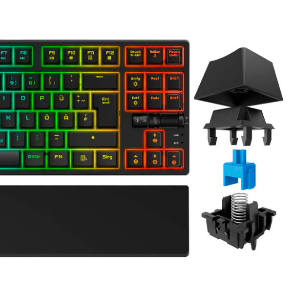 Tastatură Hama Exodus 860 Black Gaming, Cu fir photo 3