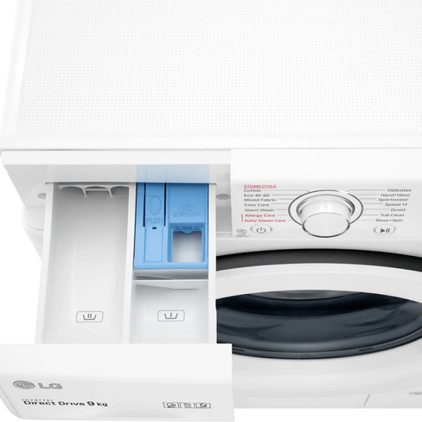Стиральная машина LG F4WV309S3E Белый 9 кг, 1400 об/ мин, A+++ photo 9