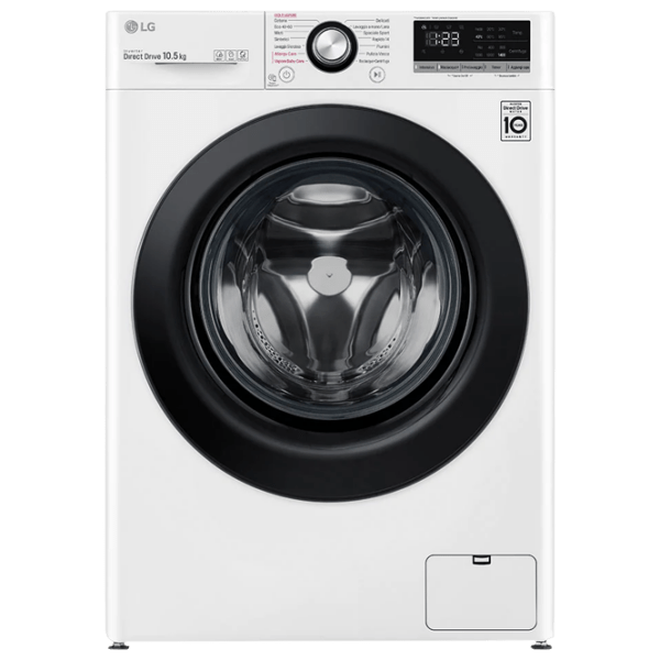 Mașină de spălat LG F4WV310S6E White 10.5 kg, 1400 rpm, B photo 1