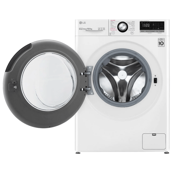 Mașină de spălat LG F4WV310S6E White 10.5 kg, 1400 rpm, B photo 5