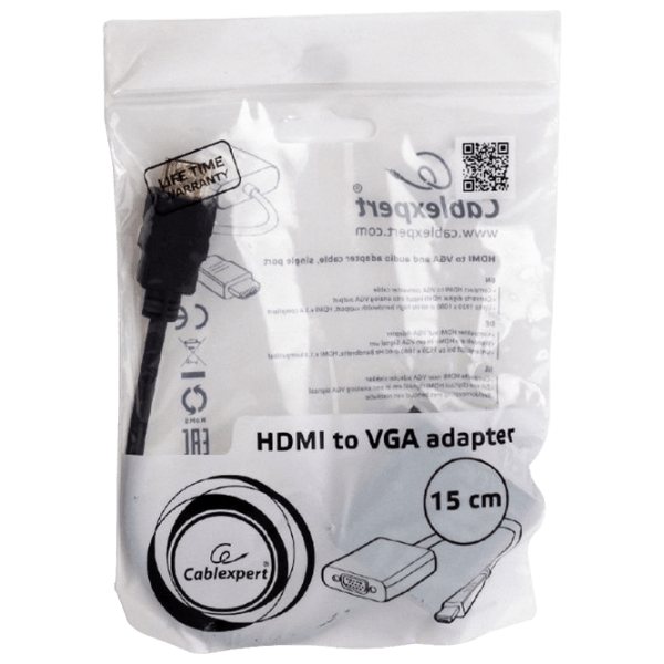 Adapter Cablexpert A-HDMI-VGA-03 Black  photo 2