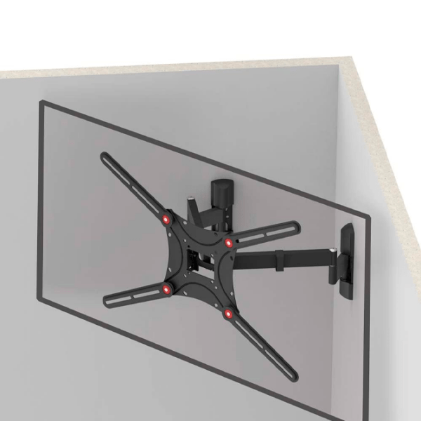 Suport TV Barkan BM464 Black VESA 600 x 400 mm photo 3