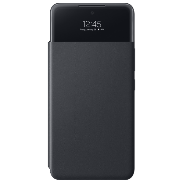 Husă pentru smartphone Samsung Galaxy A53 5G (EF-EA536PBEGEE) Black Samsung, BioTPU, Smart View Wallet photo 1