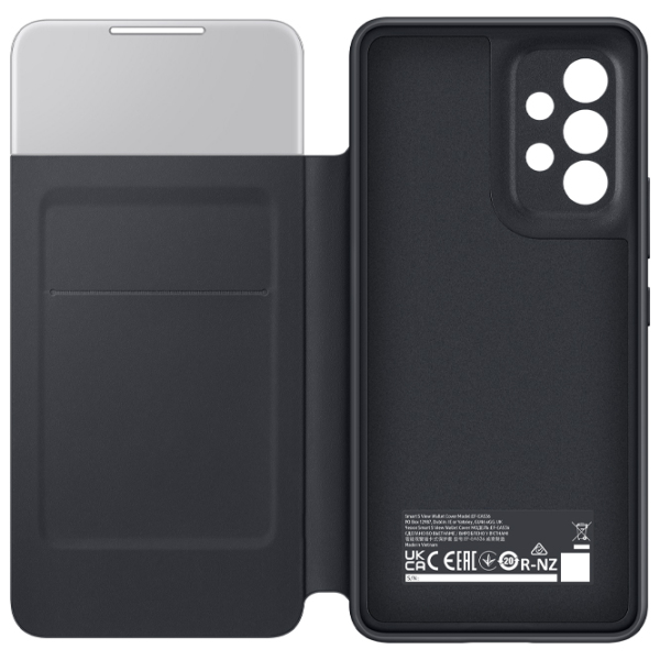 Husă pentru smartphone Samsung Galaxy A53 5G (EF-EA536PBEGEE) Black Samsung, BioTPU, Smart View Wallet photo 5