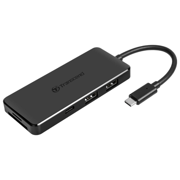 Adapter Transcend TS-HUB5C Black USB Type-C photo 1
