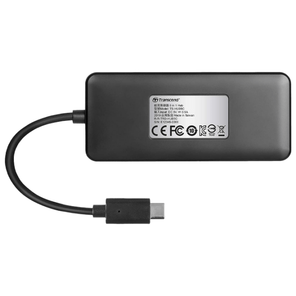 Adapter Transcend TS-HUB5C Black USB Type-C photo 5