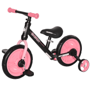 Bicicletă fără pedale Lorelli ENERGY 2in1 11" Pink Black Metal / Pentru copii